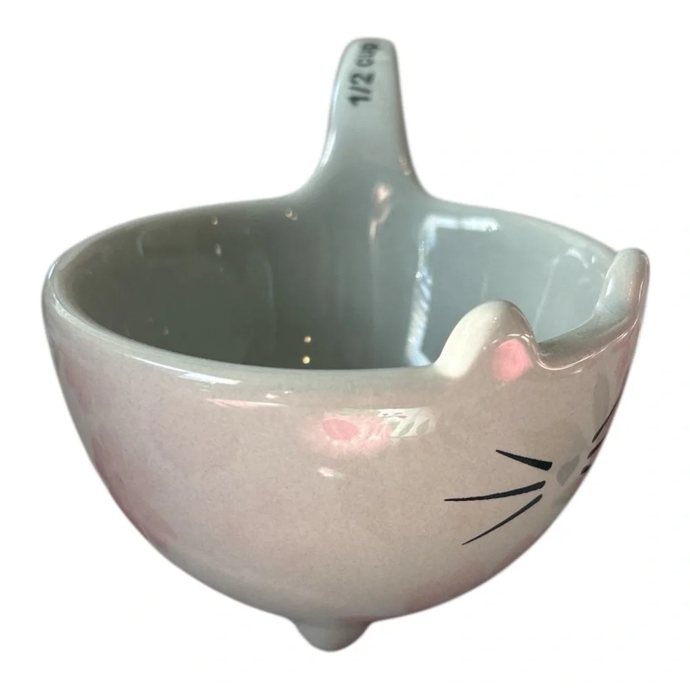 Cat-Shaped Measuring Cup - 1/2 Cup Replacement for a missing cup or stand alone.